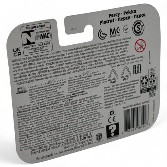 Thomas & Friends Percy Metal Engine Green Flames Toy For Kids 3+ By Fisher-Price - Picture 5 of 7